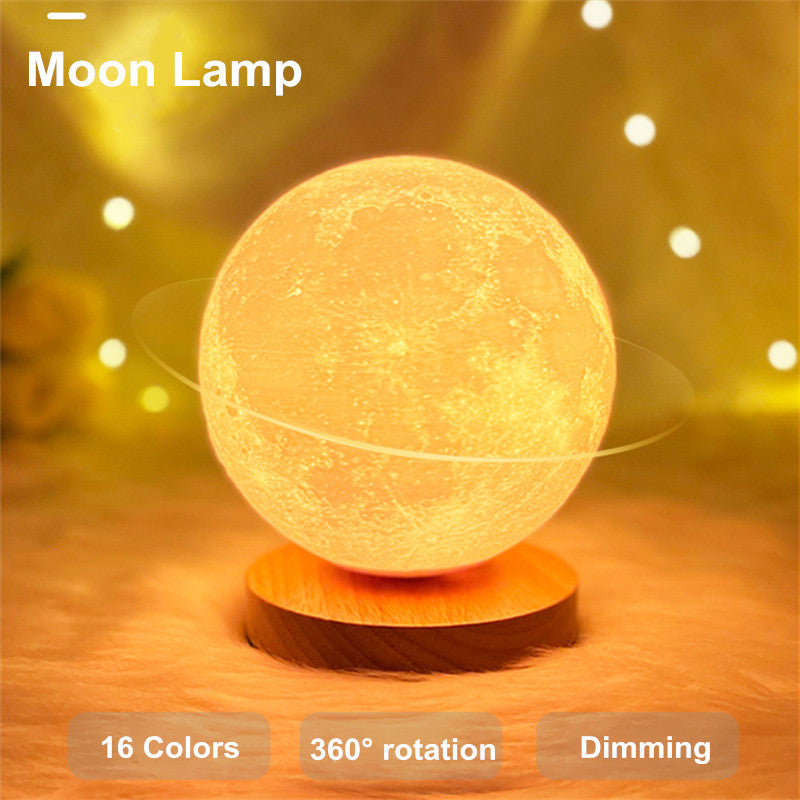 Bedroom Sleep Magnetic Rotating Moonlight Lamp – LUXOR